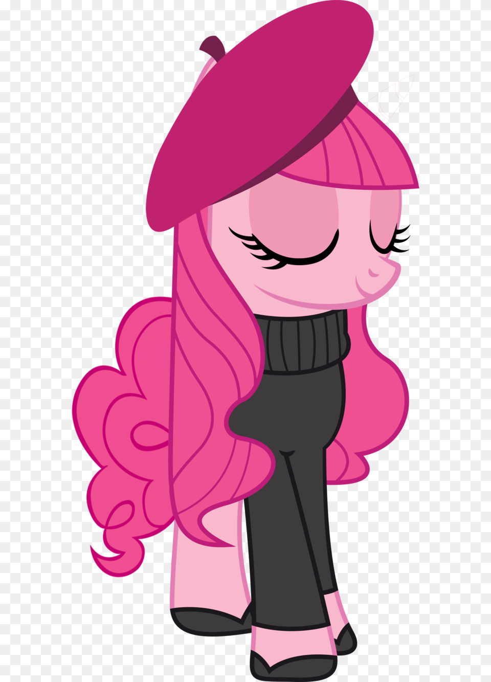 Beret Pinkie Pie Safe Mlp Dress Of Rarity, Purple, Baby, Book, Publication Free Png