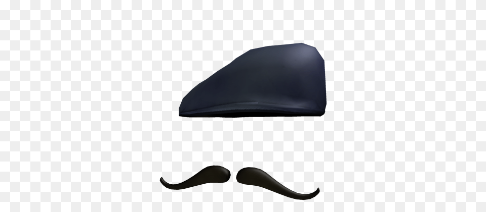 Beret With Mustache Roblox Wikia Fandom Beret And Moustache, Clothing, Hat, Head, Person Free Png Download