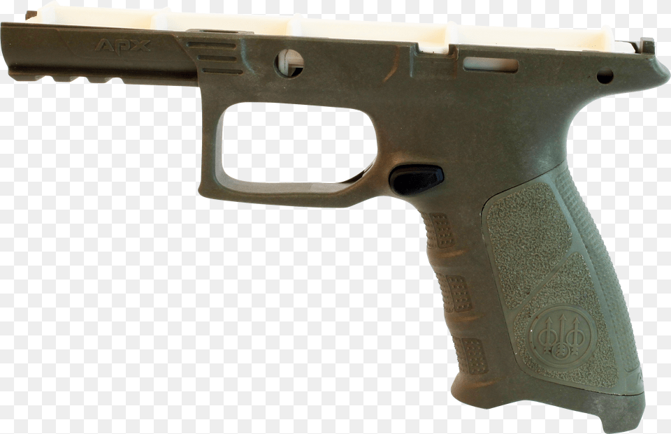 Beretta Usa Apx Grip Frame Od Green Polymer, Firearm, Gun, Handgun, Weapon Free Png