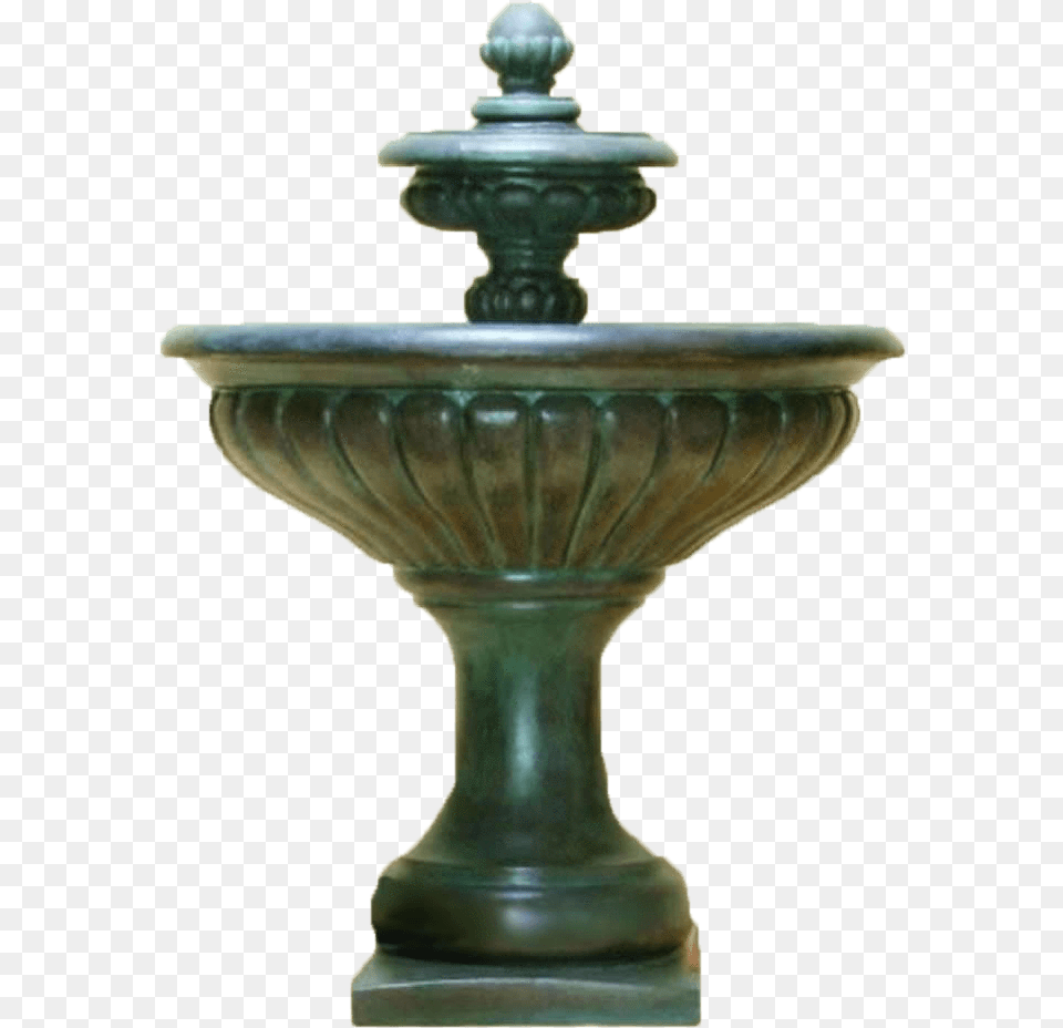 Bergamo Cast Stone Outdoor Garden Fountain Garden Fountain, Architecture, Water, Cross, Symbol Free Transparent Png