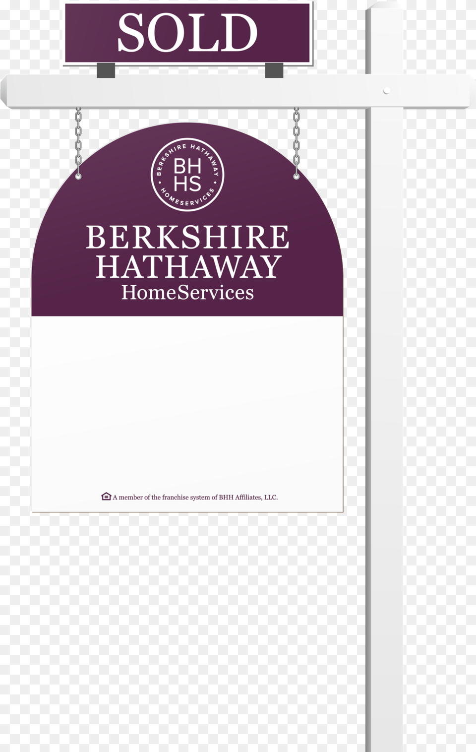 Berkshire Hathaway Homeservices Yard Sign, Advertisement, Cross, Symbol, Poster Free Png