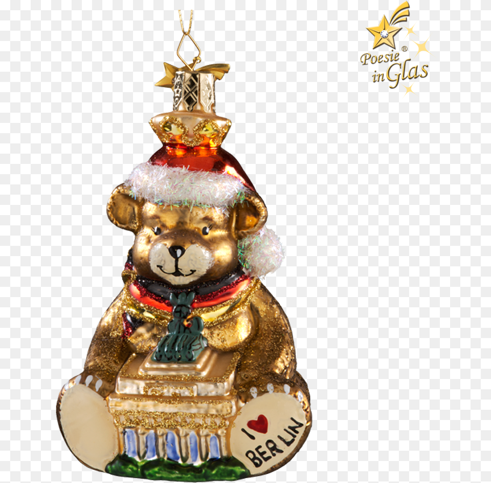 Berlin Christmas Bear Berlin Bear Christmas Ornament, Adult, Bride, Female, Person Free Png