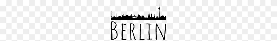 Berlin Cityscape, Gray Png Image
