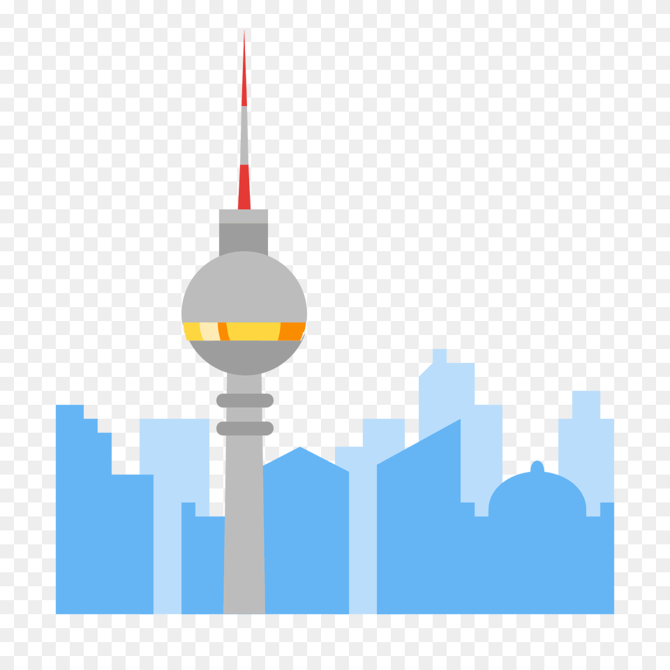 Berlin Tv Tower Icon, Architecture, Building, Spire, City Free Png Download