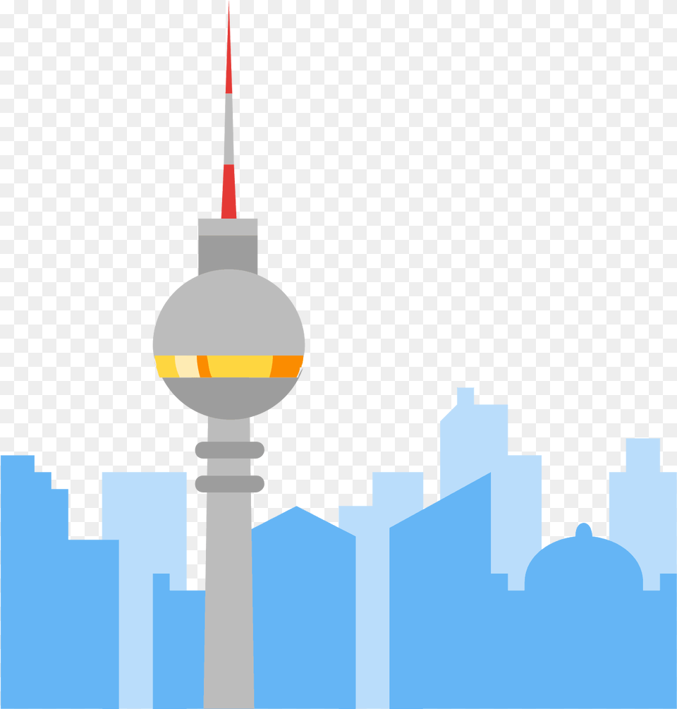 Berlin Tv Tower Icon Berlin Tv Tower Logo, City, Architecture, Building, Spire Png Image