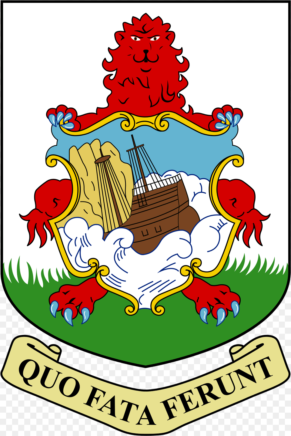 Bermuda Coat Of Arms, Emblem, Symbol, Logo, Baby Free Png Download