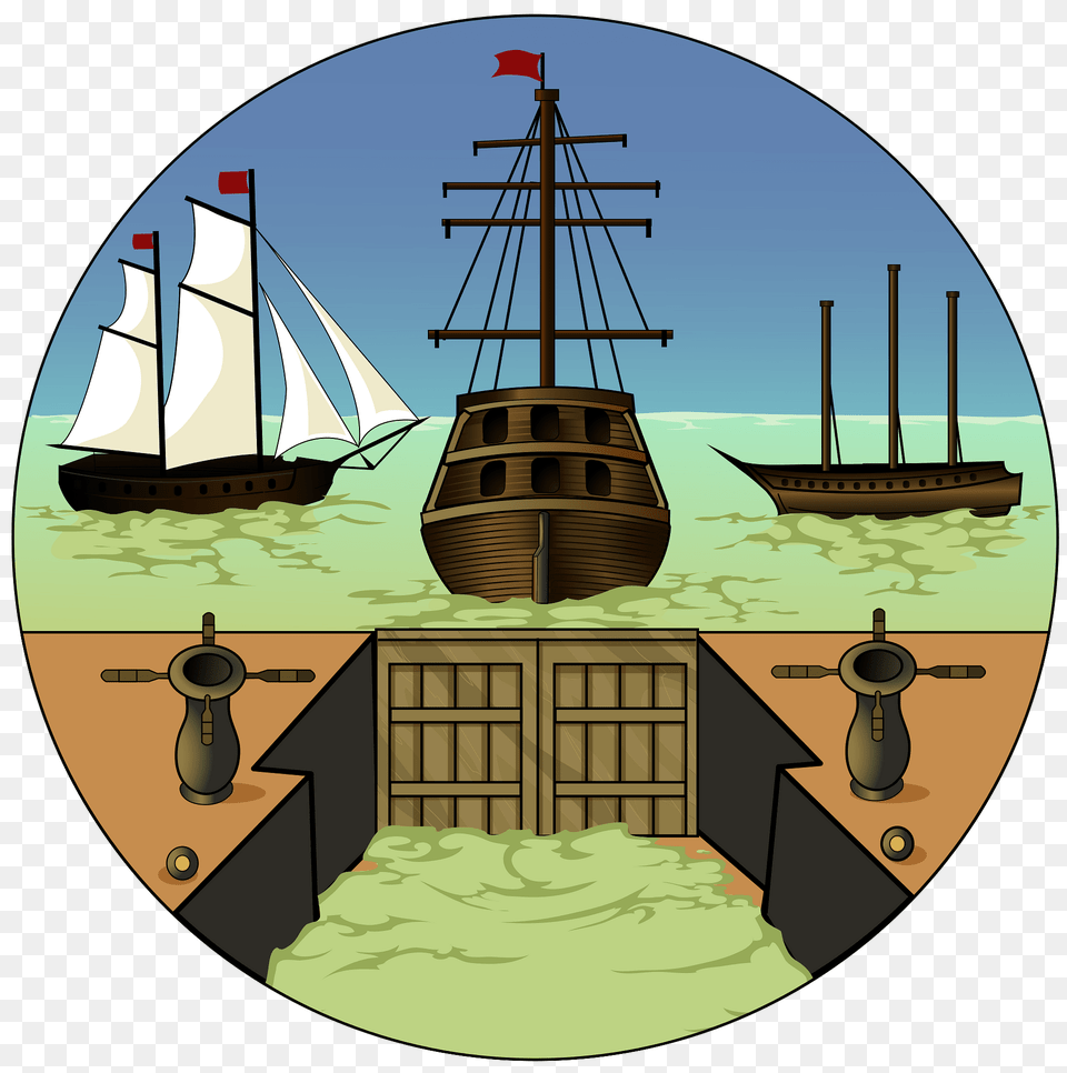 Bermuda Old Seal Clipart, Boat, Sailboat, Transportation, Vehicle Free Png Download