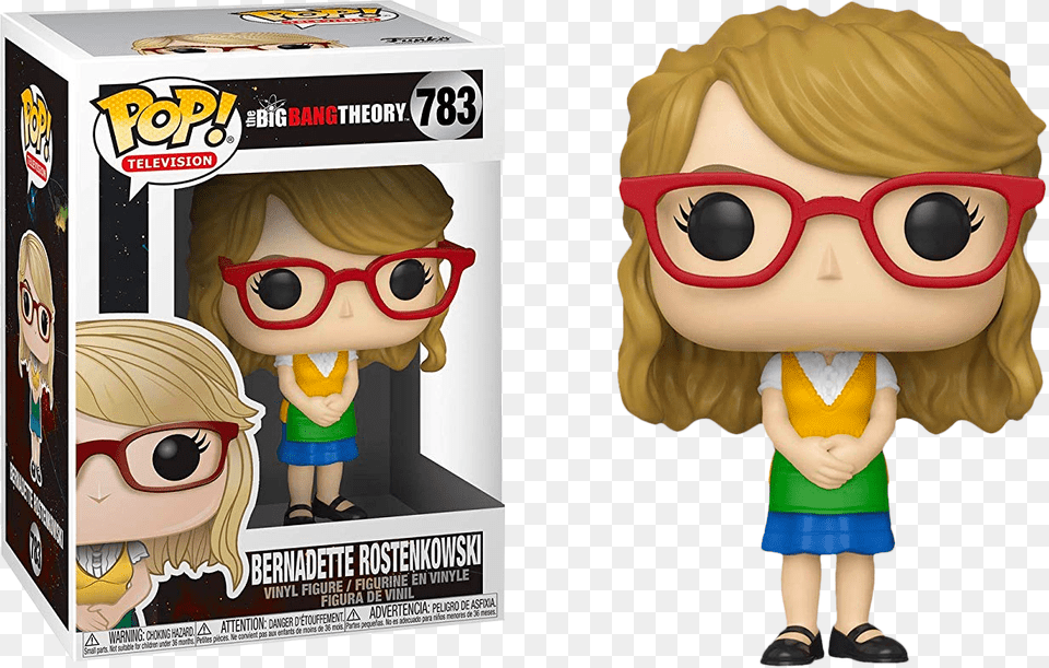 Bernadette Rostenkowski Funko Pop Funkos The Big Bang Theory, Baby, Person, Accessories, Glasses Png