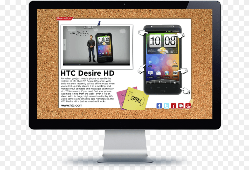Bernhard Media Creative Htc Web Site Design Online Advertising, Mobile Phone, Computer Hardware, Electronics, Screen Png