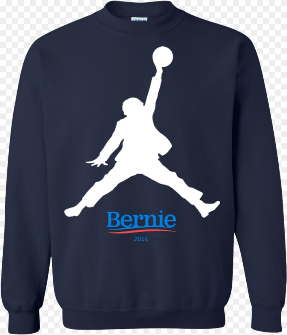 Bernie 2016 Basketball Jordan Bernie Sanders 2016 Shirts Bernie Sanders Basketball Women Longsleeve, Clothing, Sweater, Sleeve, Sweatshirt Free Png Download
