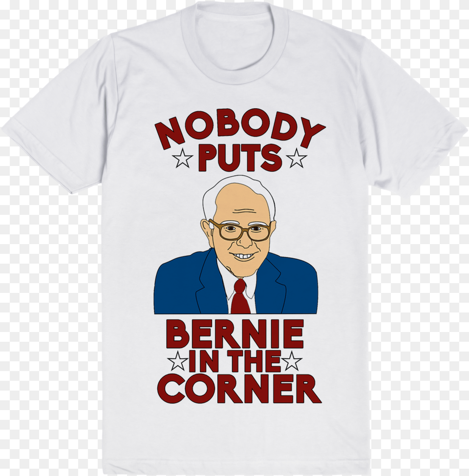 Bernie Sanders, T-shirt, Clothing, Shirt, Adult Free Png