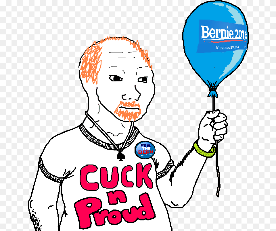 Bernie Sanders Cuck Shed Download Bernie Sanders Cuck, Balloon, Person, Face, Head Png
