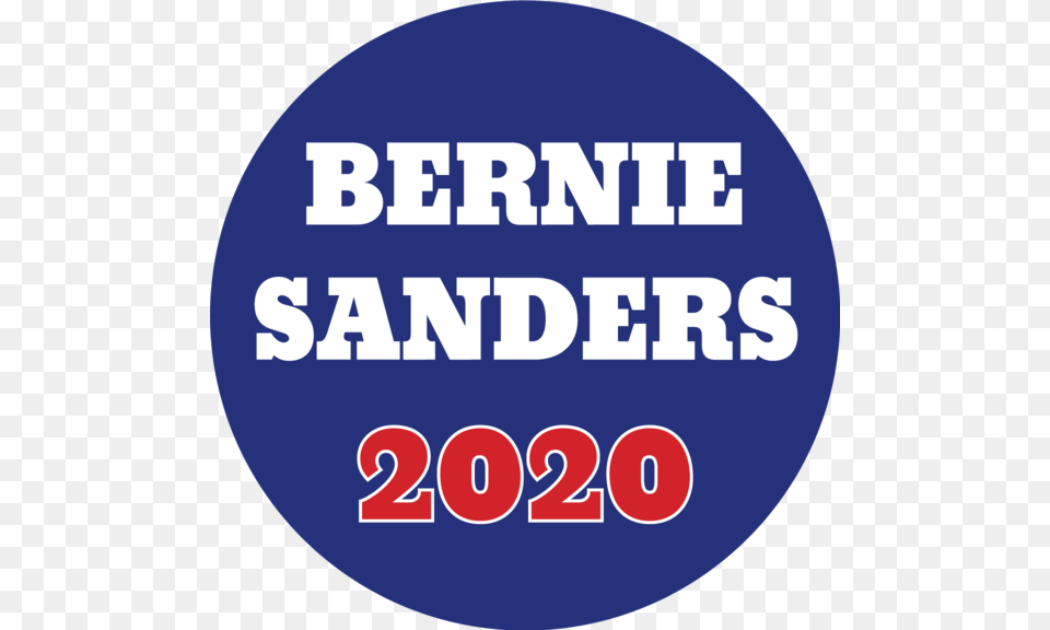 Bernie Sanders For President Button Circle, Text, Symbol, Disk, Number Free Transparent Png