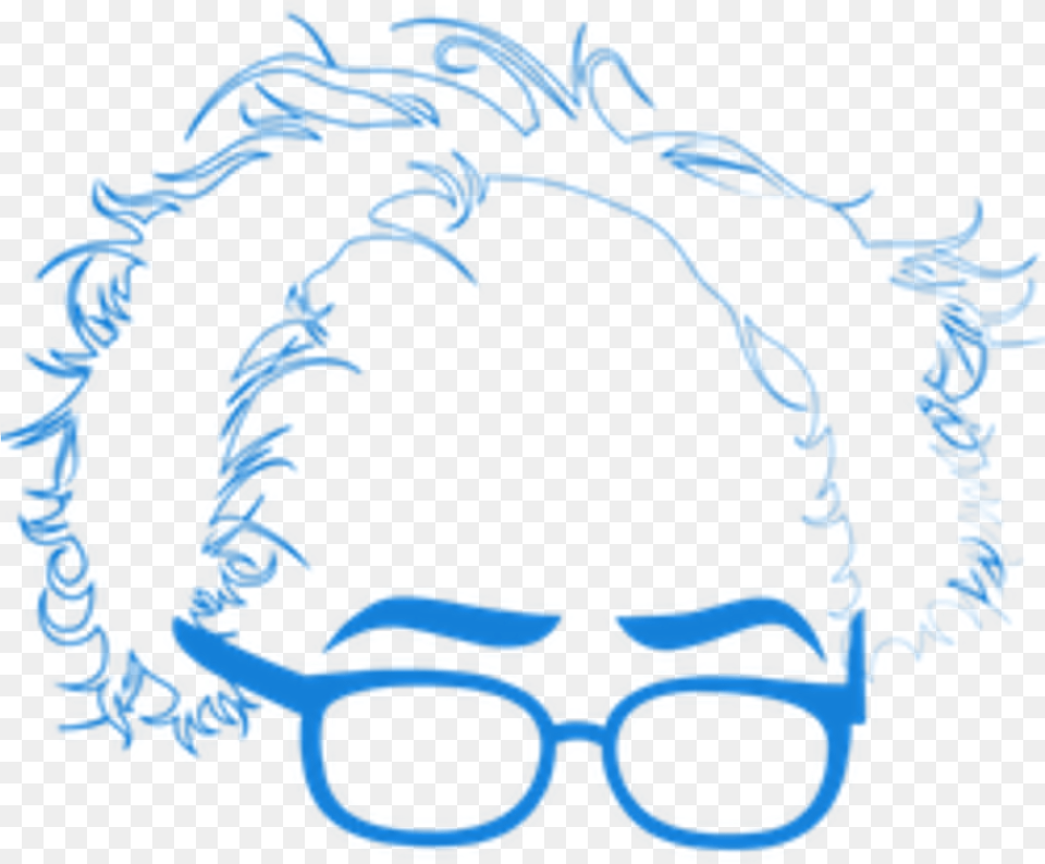 Bernie Sanders Show Clipart Bernie Sanders Hair Glasses Art, Accessories, Person, Goggles Png