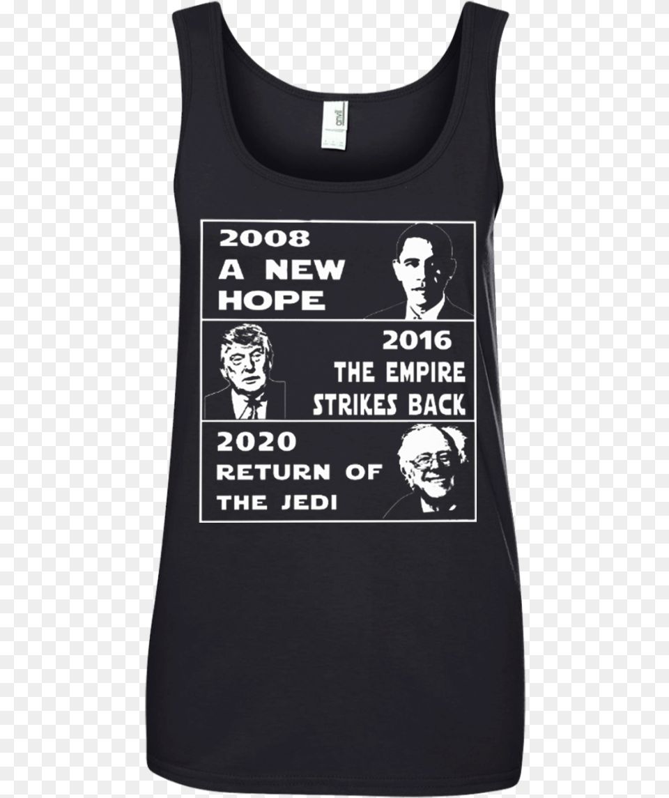 Bernie Sanders T Shirt Uk, Clothing, T-shirt, Tank Top, Adult Free Transparent Png