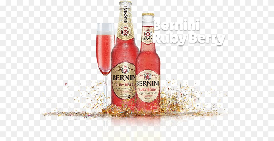 Bernini Ruby Berry Bernini Ruby Berry Bernini Sparkling Wine, Alcohol, Beer, Lager, Beverage Png Image