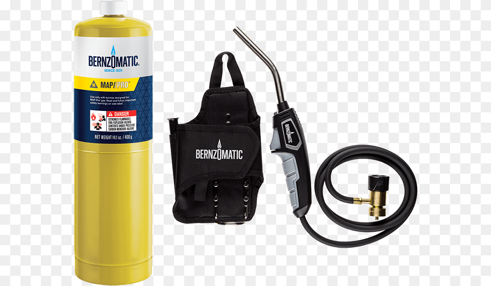 Bernzomatic Bz8250htzkc Kit 01 Map Gas Torch With Hose, Accessories, Bag, Handbag, Adapter Free Png