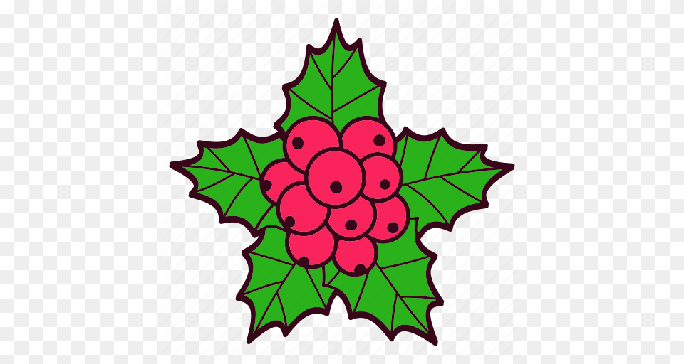 Berries Christmas Leaves Mistletoe Tradition Icon, Leaf, Plant, Art, Floral Design Free Transparent Png