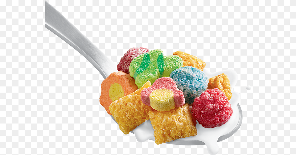 Berry Colossal Crunch With Marshmallows, Cutlery, Food, Sweets, Spoon Free Png