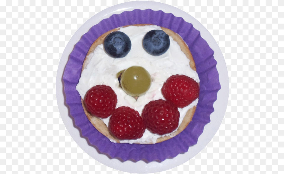 Berry Funny Face Birthday Cake, Food, Fruit, Plant, Produce Png Image