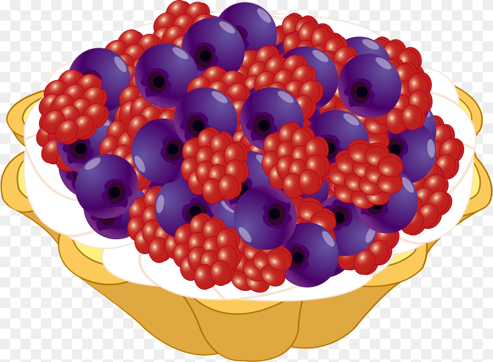 Berry Tart Dessert Clipart, Raspberry, Produce, Plant, Fruit Free Transparent Png
