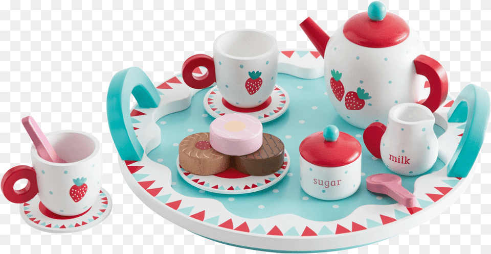 Berry Tea Set, Saucer, Pottery, Cup, Art Png Image