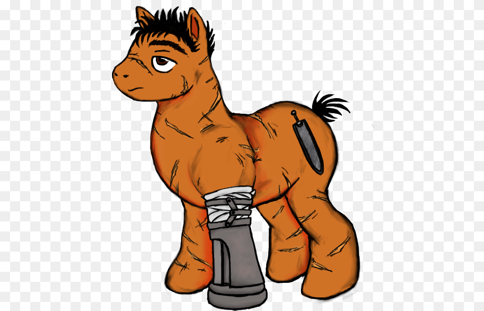 Berserk Crossover Guts Ponified Safe Berserk Guts Pony, Baby, Person, Face, Head Png