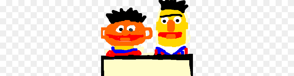 Bert And Ernie From Sesame Street Drawing, Car, Transportation, Vehicle, Baby Free Transparent Png