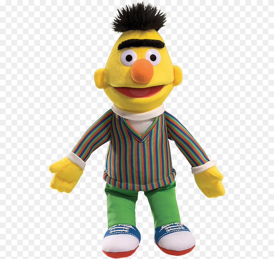 Bert Sesame Street Sesame Street Bert Toy, Plush, Face, Head, Person Free Transparent Png