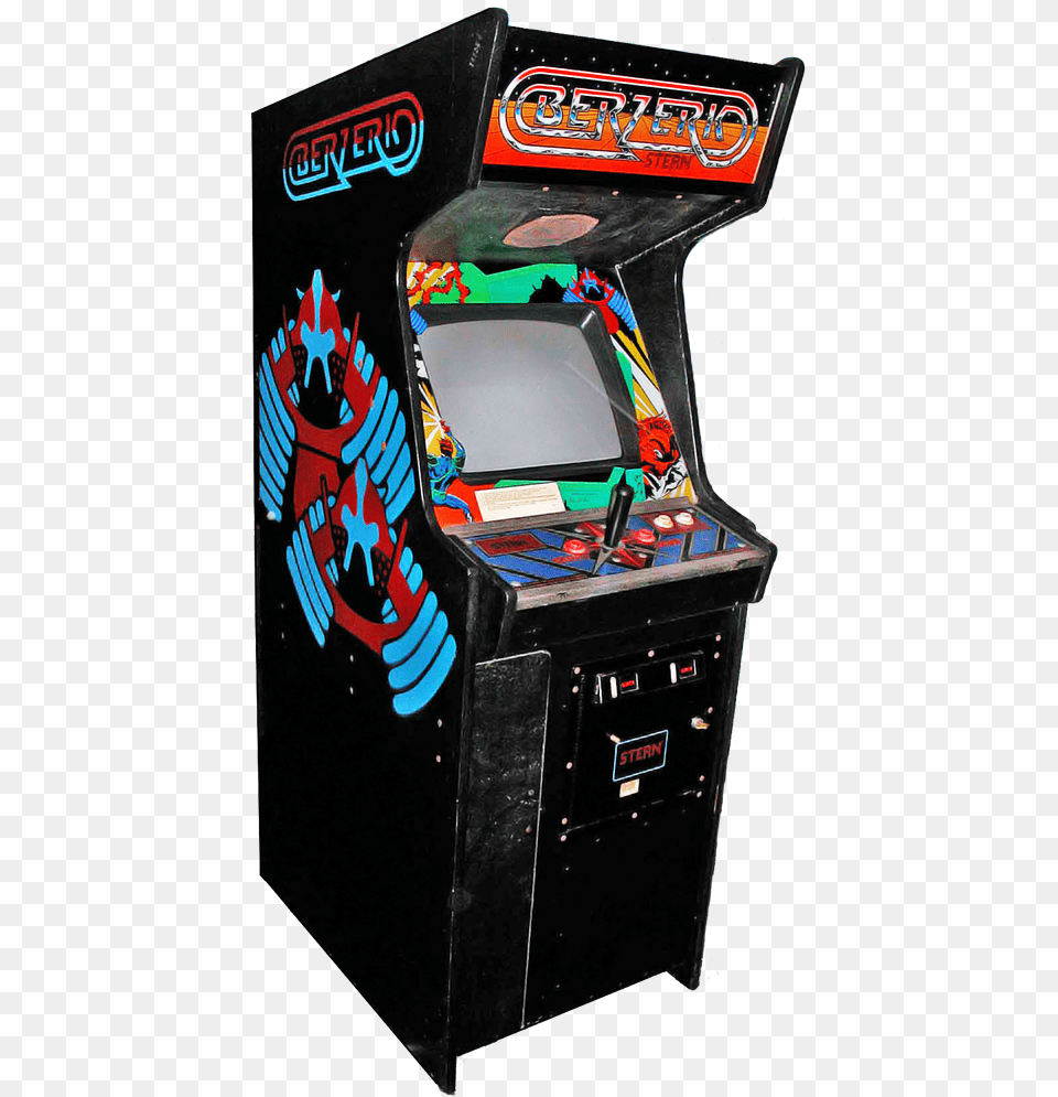 Berzerk Arcade Game, Arcade Game Machine Png Image