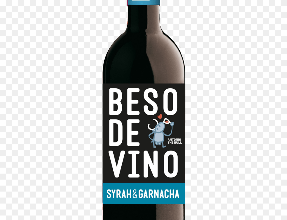 Beso De Vino Syrah Amp Garnacha Beso De Vino Syrah Garnacha, Bottle, Alcohol, Beverage, Liquor Png Image