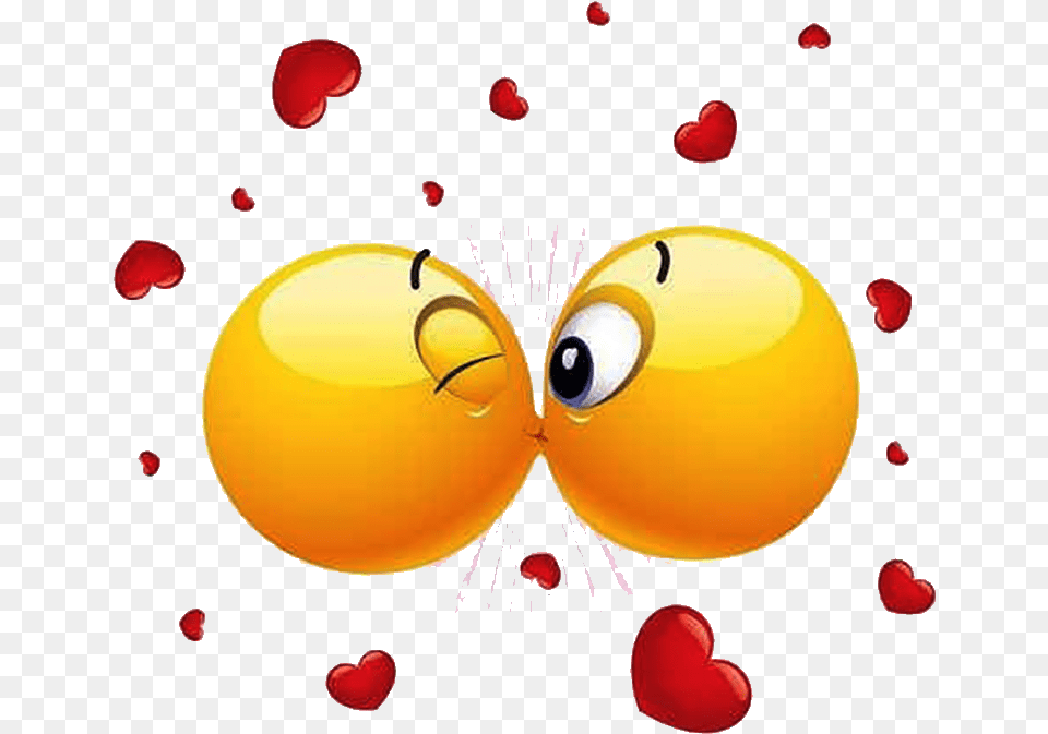 Beso En La Boca Passionate Kiss Kiss Emoji, Flower, Petal, Plant, Balloon Free Transparent Png