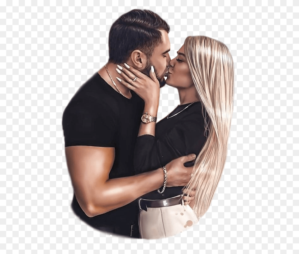 Beso Love Romantic Sarra Art, Person, Kissing, Adult, Female Png