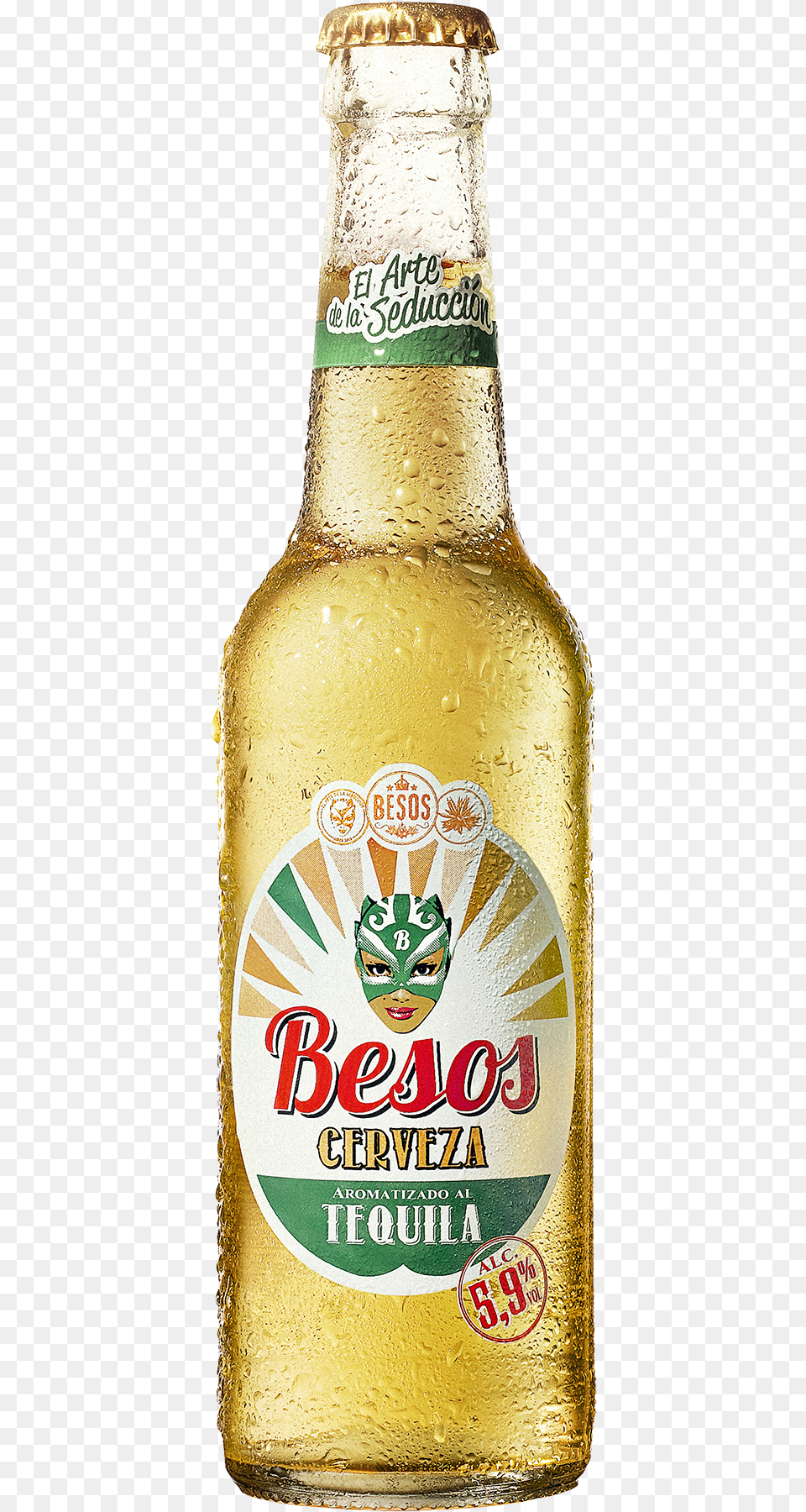Besos Cerveza Download Besos Cerveza, Alcohol, Beer, Beer Bottle, Beverage Png Image