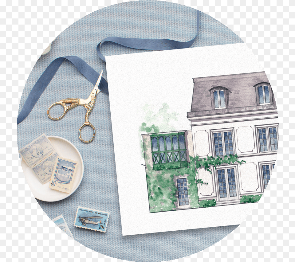 Bespoke Watercolor Paintings Painting, Scissors Free Transparent Png