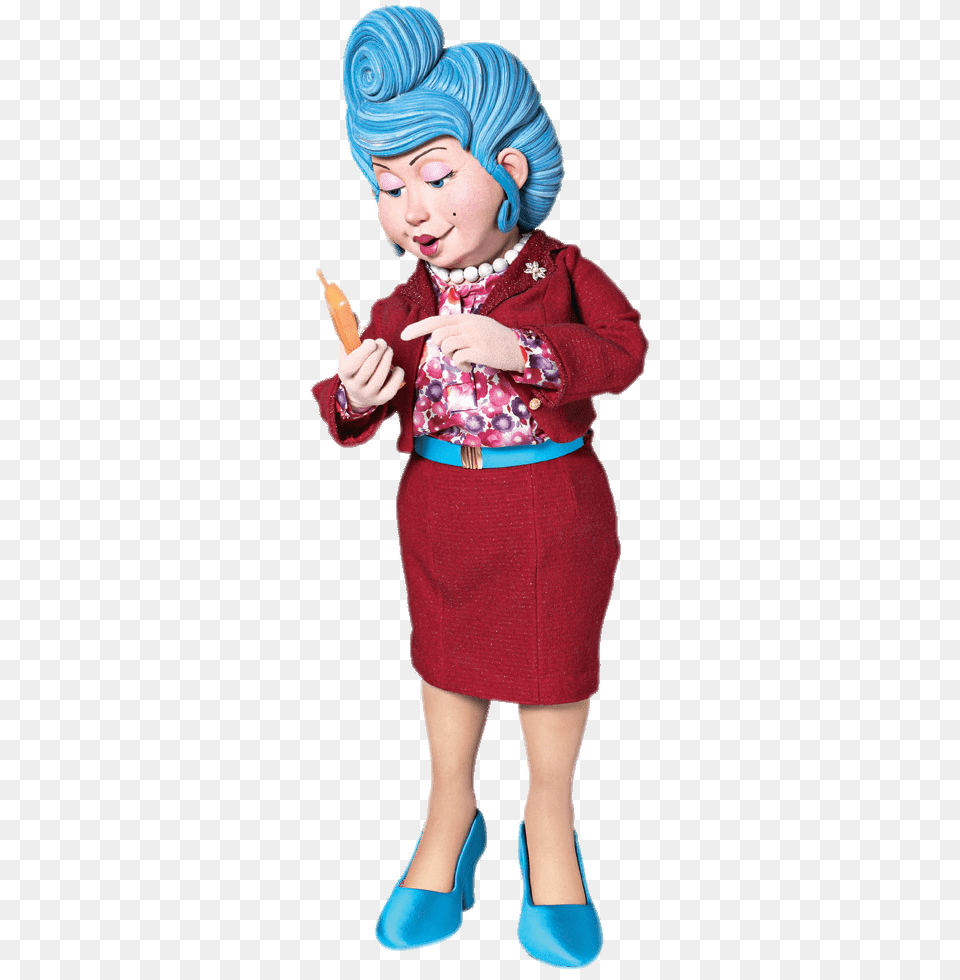 Bessie Busybody On Her Phone, Person, Clothing, Skirt, Costume Png Image