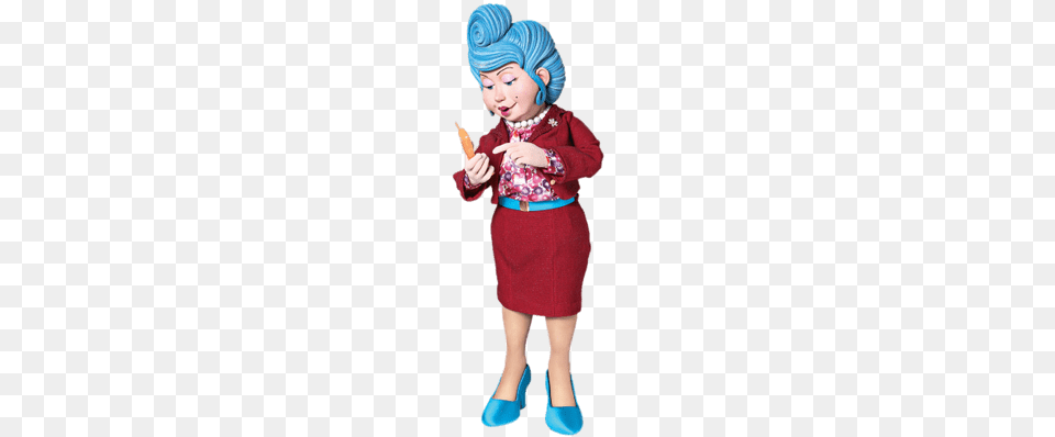 Bessie Busybody On Her Phone Bessie Busybody Costume, Clothing, Person, Baby, Skirt Png