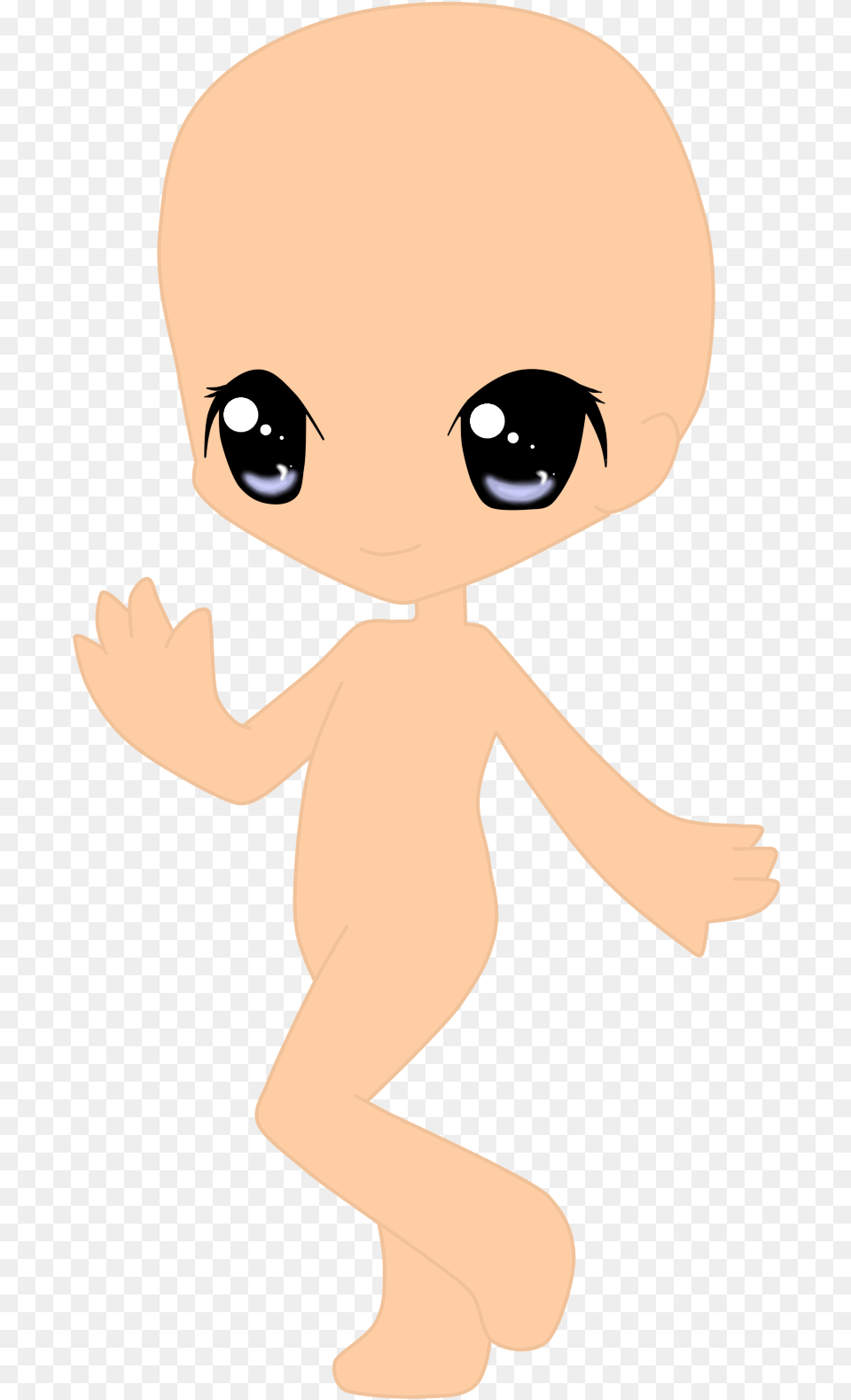 Best 15 Chibi Girl Base By Twinlightownz File Free Anime Chibi Base Model, Alien, Baby, Person, Face Png