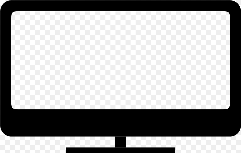 Best 2d Only Televisions Computer Screen Icon, Gray Png Image