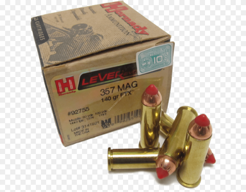 Best 357 Magnum Ammo, Ammunition, Weapon, Bullet Png Image