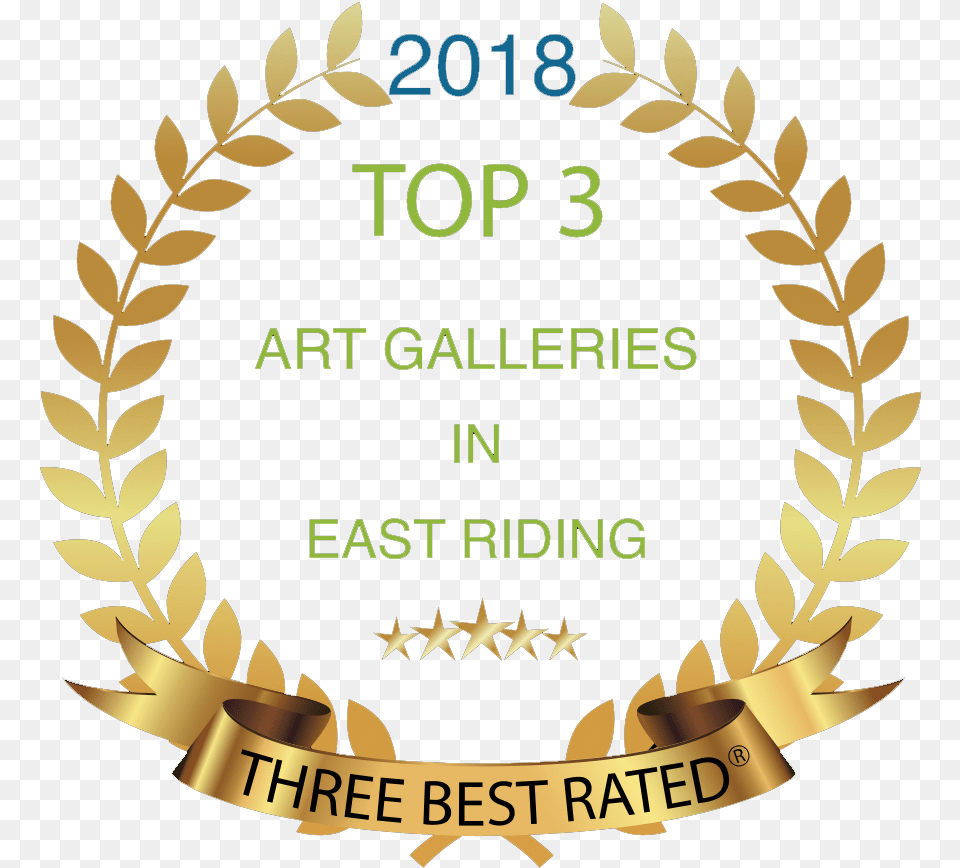 Best Art Galleries In East Riding Chiropractic, Symbol, Logo, Badge, Gold Png