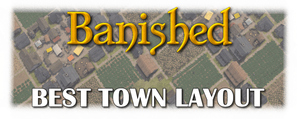 Best Banished Town Layout In Game Tips Pc Game, Agriculture, Countryside, Field, Nature Png Image