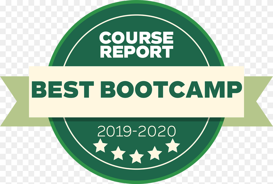 Best Bootcamp Badge Course Report Green, Logo, Symbol, Disk Free Png
