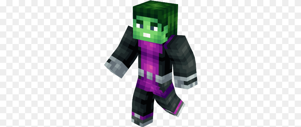 Best Boy Teen Titans Minecraft Skin, Person Free Png Download