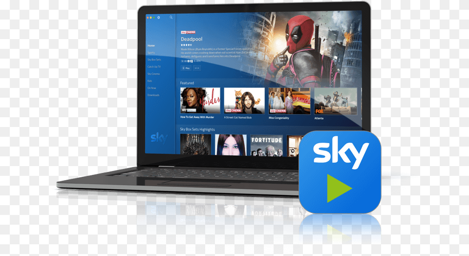 Best Browsers To Stream Sky Go Sky Go, Computer, Electronics, Laptop, Pc Free Transparent Png