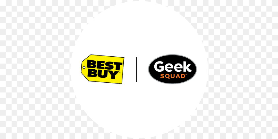 Best Buy Geek Squad Logo Circle, Sticker, Disk Free Transparent Png