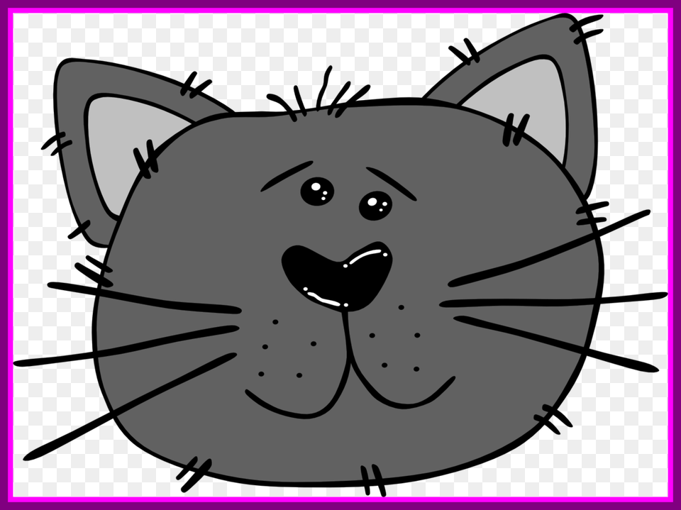 Best Cartoon Cat Faces To Use Clip Cats Faces Clip Art, Snout, Face, Head, Person Png