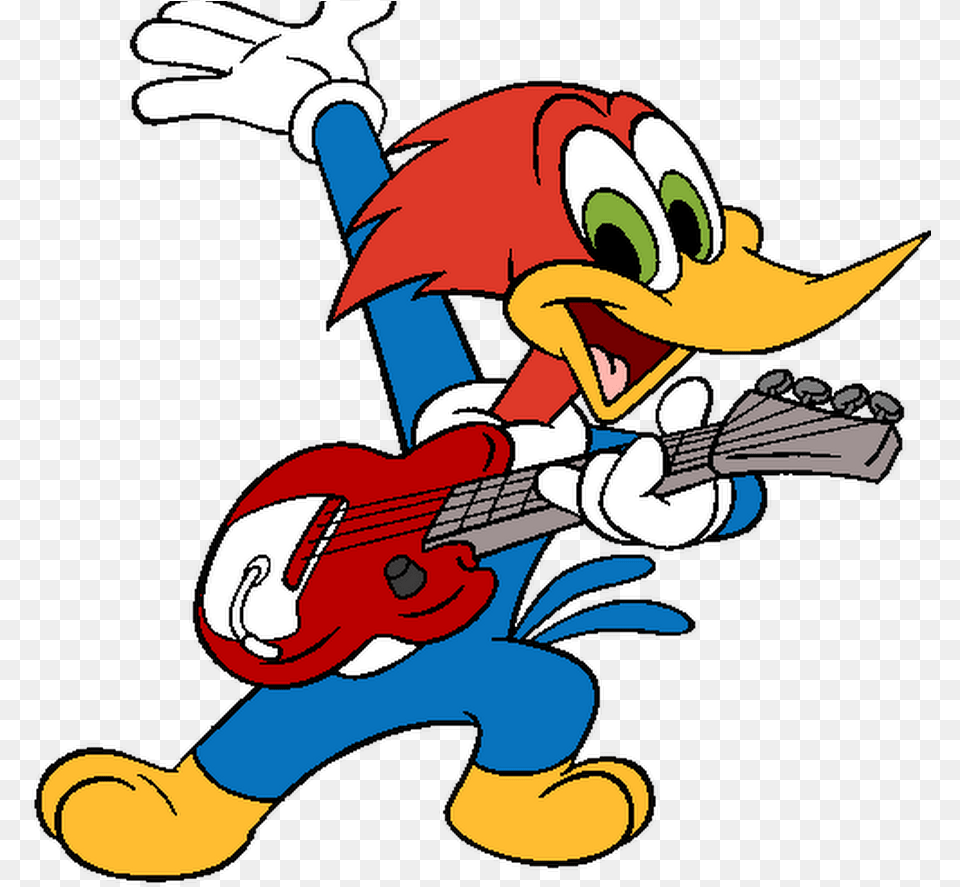 Best Cartoons Ever Old Cartoons Woody Woodpecker Woody Woodpecker Guitar, Cartoon, Baby, Person Free Png Download