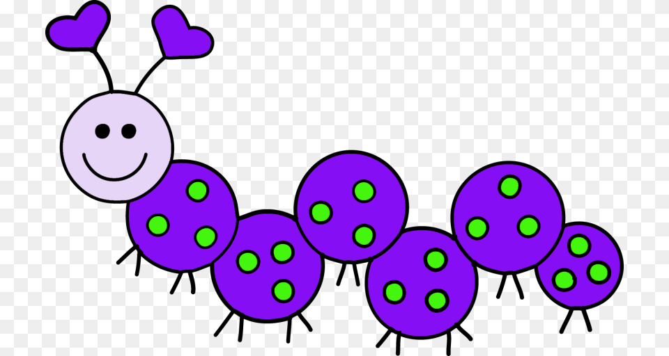 Best Caterpillar Clipart, Purple, Green, Face, Head Png