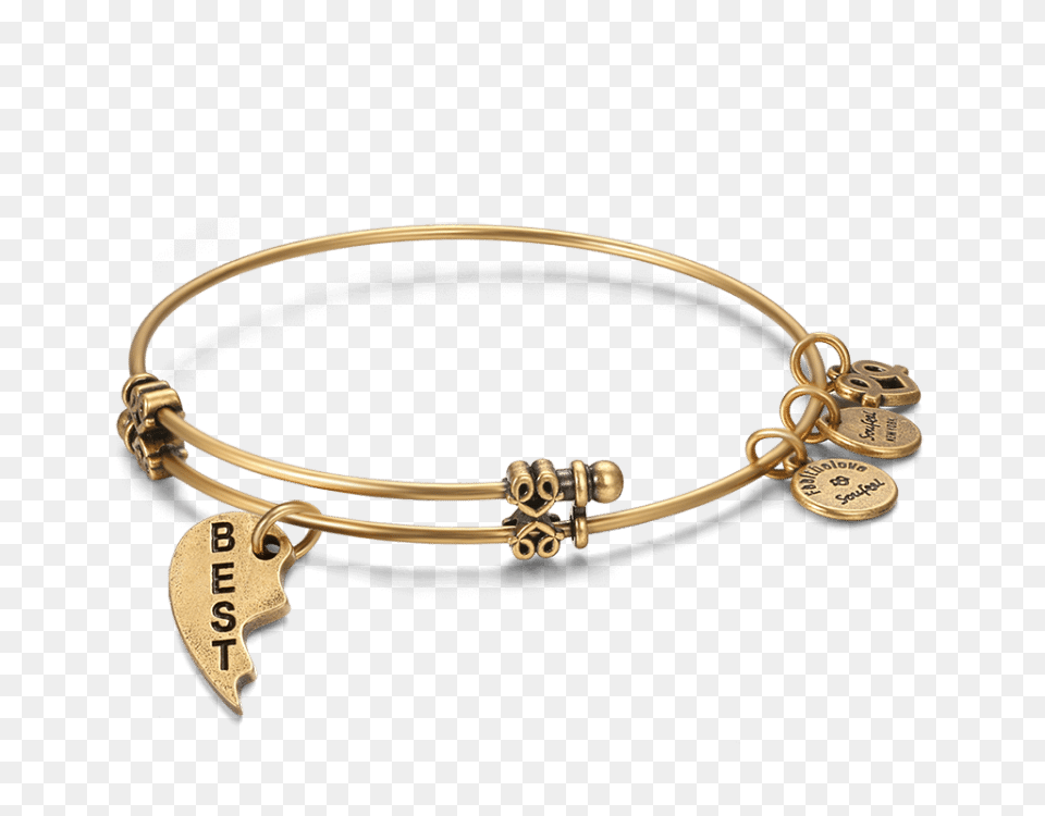 Best Charm Bangle Gold Plated, Accessories, Bracelet, Jewelry, Ornament Free Png Download